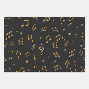 Muziekpatroon Inpakpapier Vel