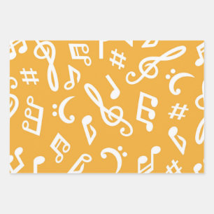 Muziekpatroon Inpakpapier Vel