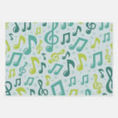 Muziekpatroon Inpakpapier Vel (Voorkant 3)