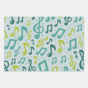 Muziekpatroon Inpakpapier Vel