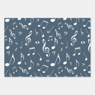 Muziekpatroon Inpakpapier Vel