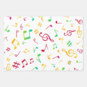 Muziekpatroon Inpakpapier Vel (Voorkant 2)