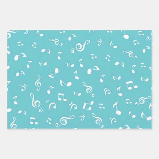 Muziekpatroon Inpakpapier Vel (Voorkant)