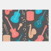 Muziekpatroon Inpakpapier Vel (Voorkant 3)