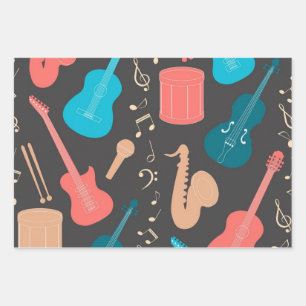 Muziekpatroon Inpakpapier Vel