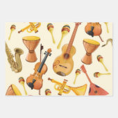 Muziekpatroon Inpakpapier Vel (Voorkant 2)