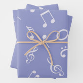 Muziekpatroon Inpakpapier Vel (In situ)