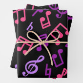 Muziekpatroon Inpakpapier Vel (In situ)