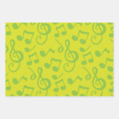 Muziekpatroon Inpakpapier Vel (Voorkant 3)