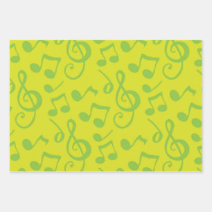 Muziekpatroon Inpakpapier Vel