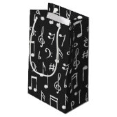 Muziekpatroon Klein Cadeauzakje (Achterkant Gekanteld)