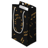 Muziekpatroon Klein Cadeauzakje (Voorkant Gekanteld)
