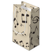 Muziekpatroon Klein Cadeauzakje (Achterkant Gekanteld)