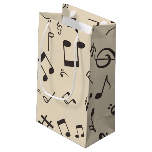 Muziekpatroon Klein Cadeauzakje (Achterkant Gekanteld)