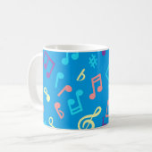 Muziekpatroon Koffiemok (Voorkant links)