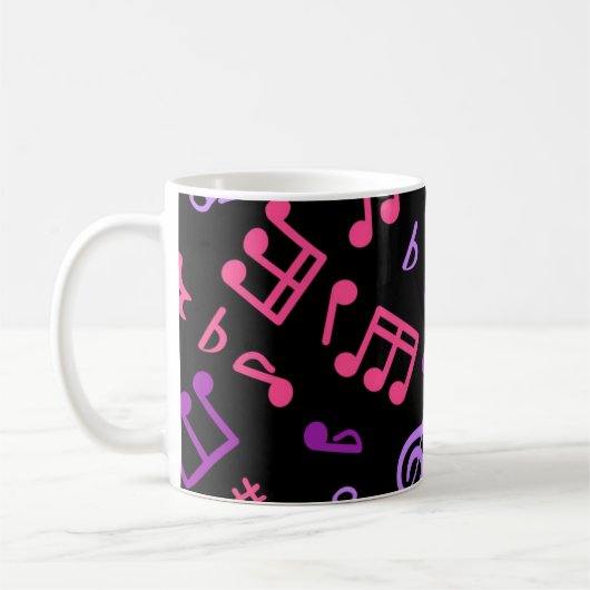 Muziekpatroon Koffiemok (Links)