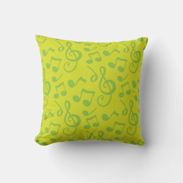 Muziekpatroon Kussen (Voorkant)
