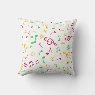 Muziekpatroon Kussen