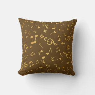 Muziekpatroon Kussen