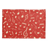 Muziekpatroon Kussensloop (Achterkant)