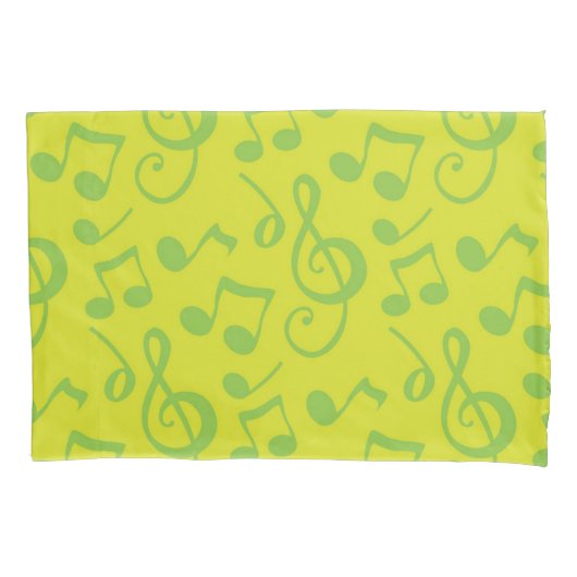Muziekpatroon Kussensloop (Voorkant)