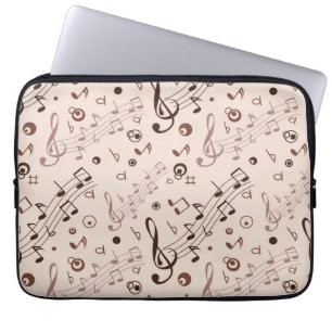 Muziekpatroon Laptop Sleeve
