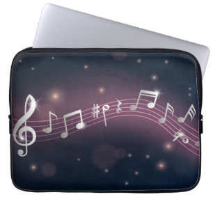 Muziekpatroon Laptop Sleeve