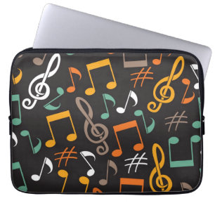 Muziekpatroon Laptop Sleeve