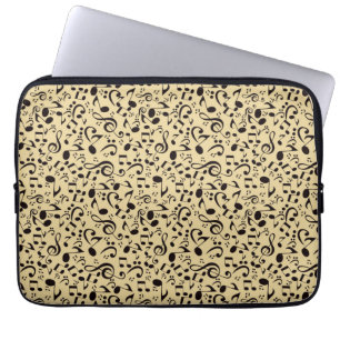 Muziekpatroon Laptop Sleeve
