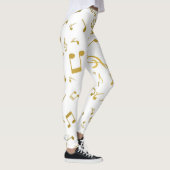 Muziekpatroon Leggings (Rechts)