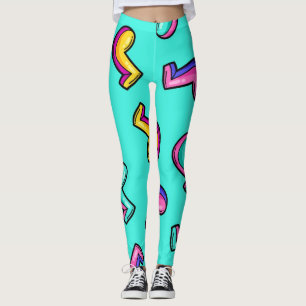Muziekpatroon Leggings