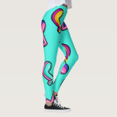 Muziekpatroon Leggings (Rechts)