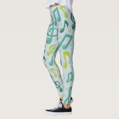 Muziekpatroon Leggings (Links)