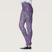 Muziekpatroon Leggings (Links)