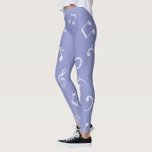 Muziekpatroon Leggings (Links)