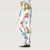 Muziekpatroon Leggings (Links)