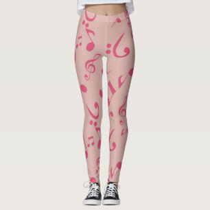 Muziekpatroon Leggings