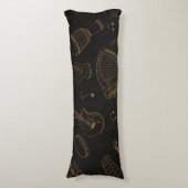 Muziekpatroon Lichaamskussen (Voorkant Verticaal)