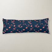 Muziekpatroon Lichaamskussen (Achterkant)