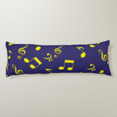 Muziekpatroon Lichaamskussen (Achterkant)