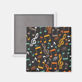 Muziekpatroon Magneet (Voorkant / Achterkant)