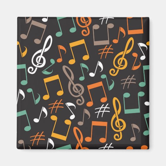 Muziekpatroon Magneet (Voorkant)