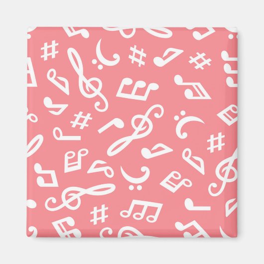 Muziekpatroon Magneet (Voorkant)