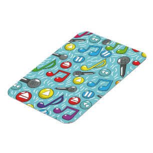 Muziekpatroon Magneet