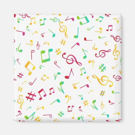 Muziekpatroon Magneet (Voorkant)