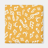 Muziekpatroon Magneet (Voorkant)