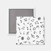 Muziekpatroon Magneet (Voorkant / Achterkant)