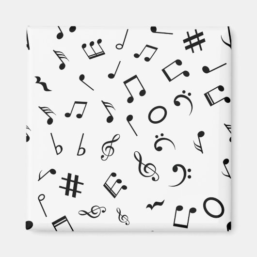 Muziekpatroon Magneet (Voorkant)