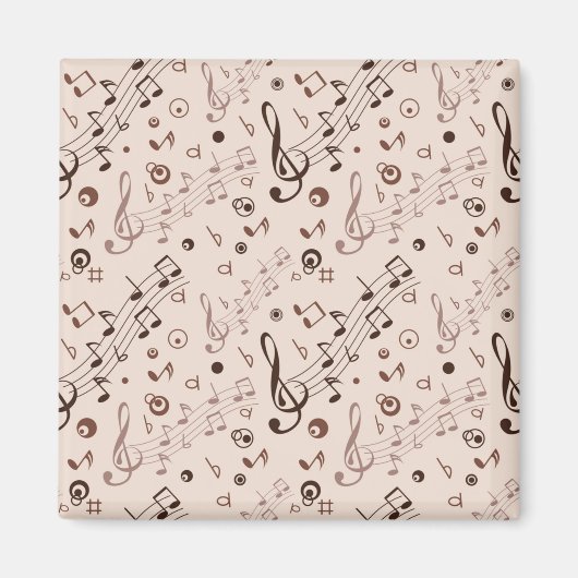 Muziekpatroon Magneet (Voorkant)