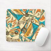 Muziekpatroon Muismat (Met muis)